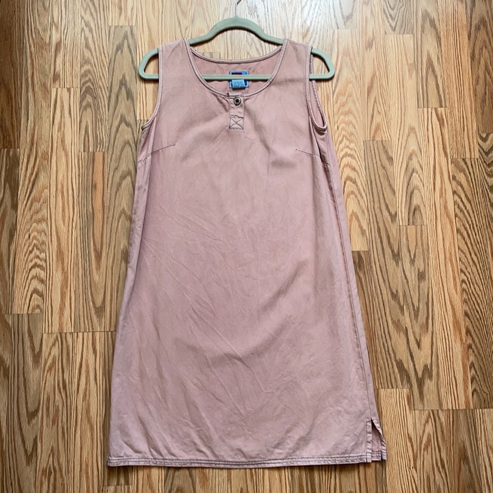 Urban Outfitters Vintage Sunbelt Pink Denim Dress